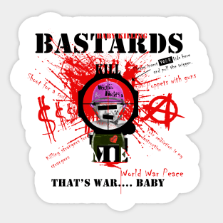 That's War.... Baby Sticker